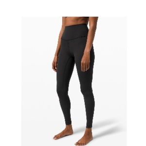 Lululemon Wunder Under High-Rise Tight 28" 
Full-On Luxtreme, size 10, black